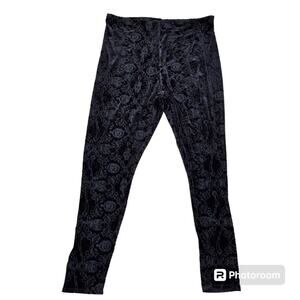 Harry Potter Dark Arts Velvet Leggings womens Size XL